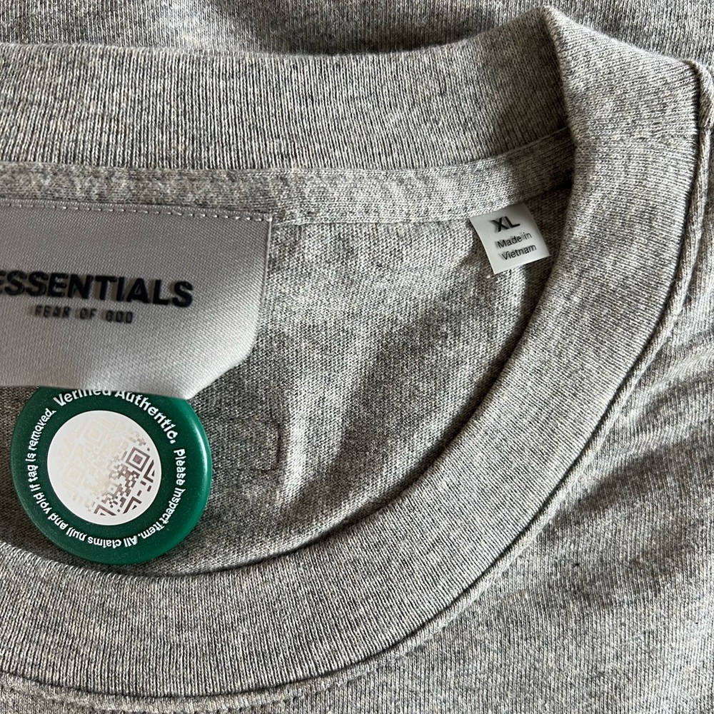 Fear of God - Heather Oat T-Shirt, Size XL